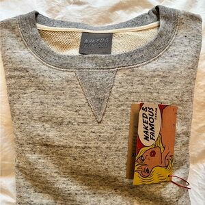 Naked and Famous Crewneck Pull-Over Sweatshirt